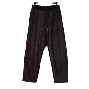 Men's Black and Brown Joggers
